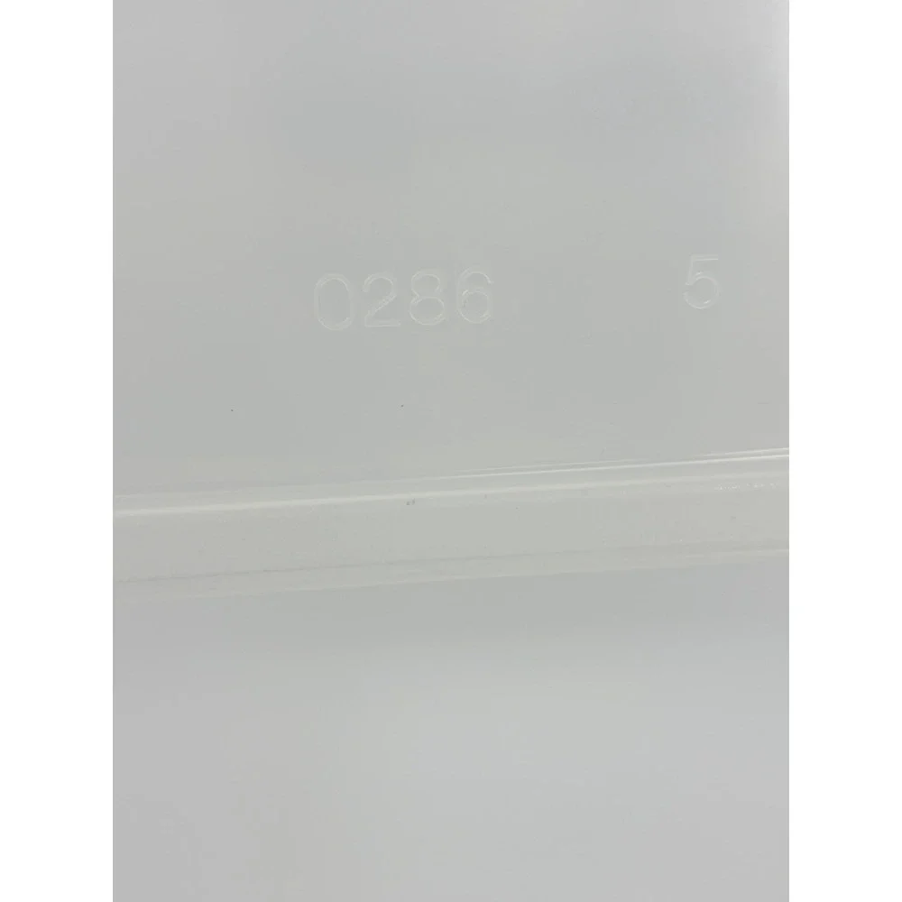 Vintage Rubbermaid Keepers 0286 Snap Storage Container Box Clear Box White Lid
